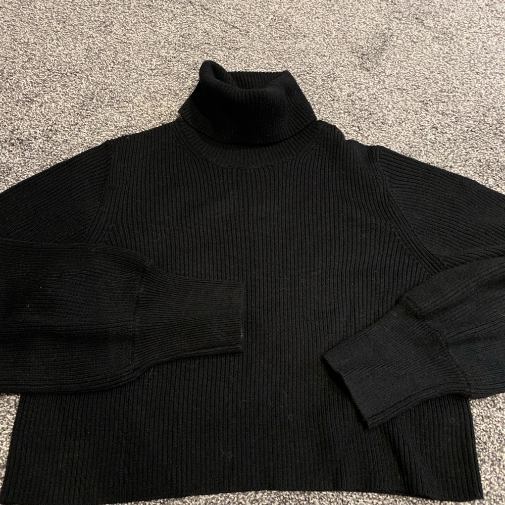 Babaton knit turtleneck - cropped.  Size medium